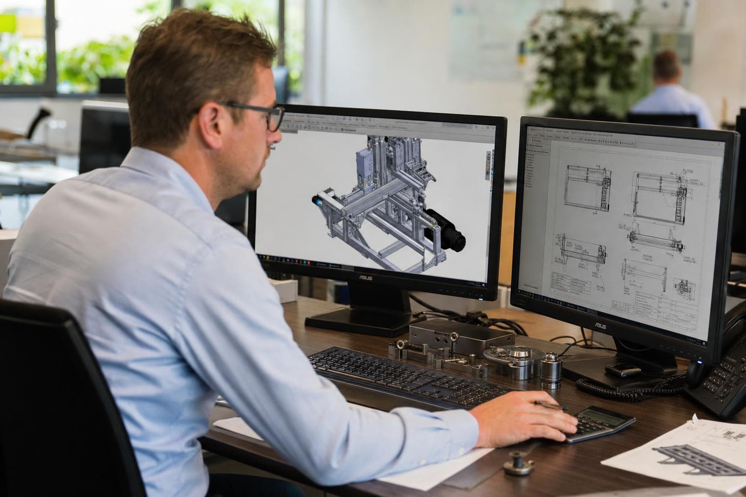 Sfeerbeeld vacature WTB Engineers (met AI gemaakt, geen bestaand persoon)